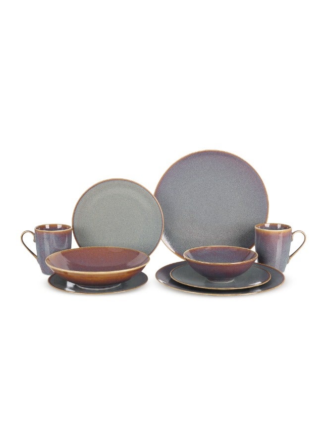 Rosa By Fathy Mahmoud Porcalin Dinner Set 30 Piece -Rosa FM -azour model - Image 3